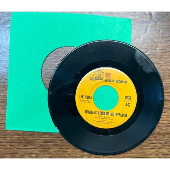 The Kinks Lola / Mindless Child of Motherhood 45 Rock Reprise 0930 - Picture 4 of 4